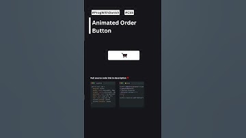 Animated cart Button #coding #learnhtml5andcss3 #css