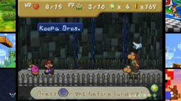 Paper Mario - Ep 7 (Action Command Fail & "A" Mashing)