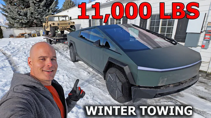 How far can the CYBERTRUCK tow 11,000lbs in Freezing Weather?