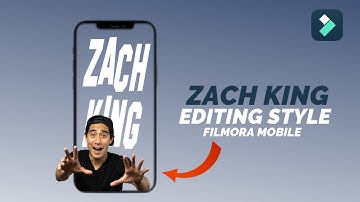 Zach King editing in Filmora Mobile!