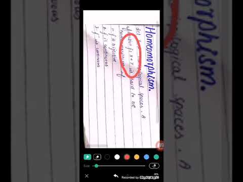 Homeomorphism in topological