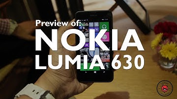 Nokia Lumia 630: Hands-On Preview
