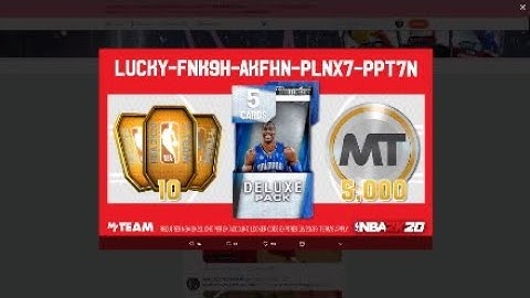 5 NEW LOCKER CODES NBA 2K20 MYTEAM! FREE MT, TOKENS, PACKS & PLAYERS!
