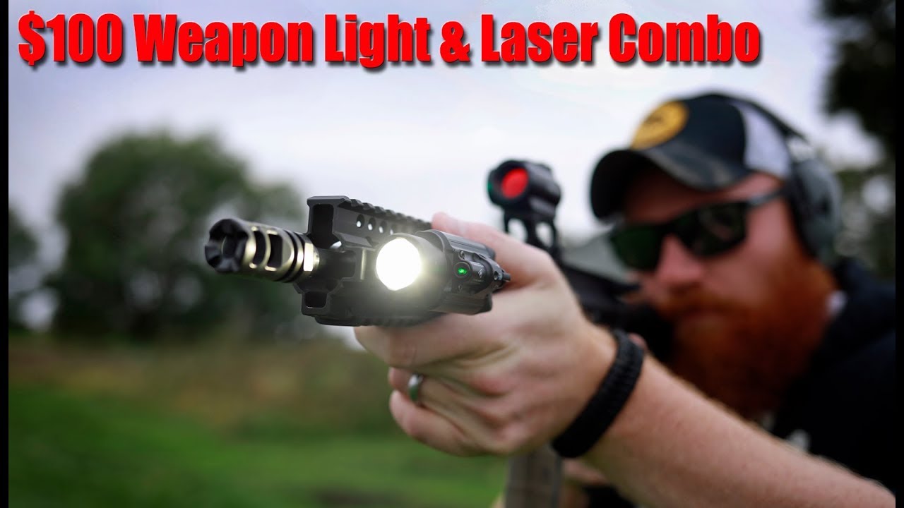 Tactical Pistol Combo Light & Green Laser Pointer Olight Baldr Pro Black