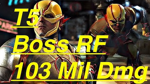 Injustice 2 Mobile: RF Defeated 103 Mil Dmg Solo Raids T5