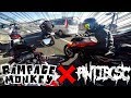 偶然会ったアンチビクスクさんを〇〇組へ連れてっちまったツーリング【モトブログ】