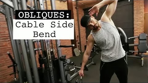 Obliques Cable Side Bend
