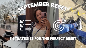 5 Strategies for the Perfect Monthly Reset  - goals setting, priorities and selfcare