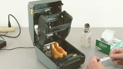 Zebra ZD420C Cleaning the Printhead cartridge