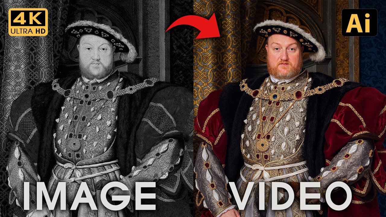 20 королевских особ династии Тюдоров, воскрешенных с помощью ИИ | Генрих VIII и его шесть жён