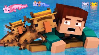 Squid Game vs Axolotl Life : FULL MOVIE  Minecraft Animation