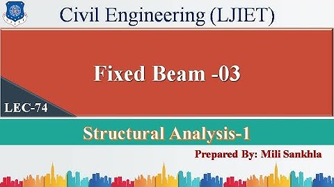 Lec -74_ Fixed Beam -03