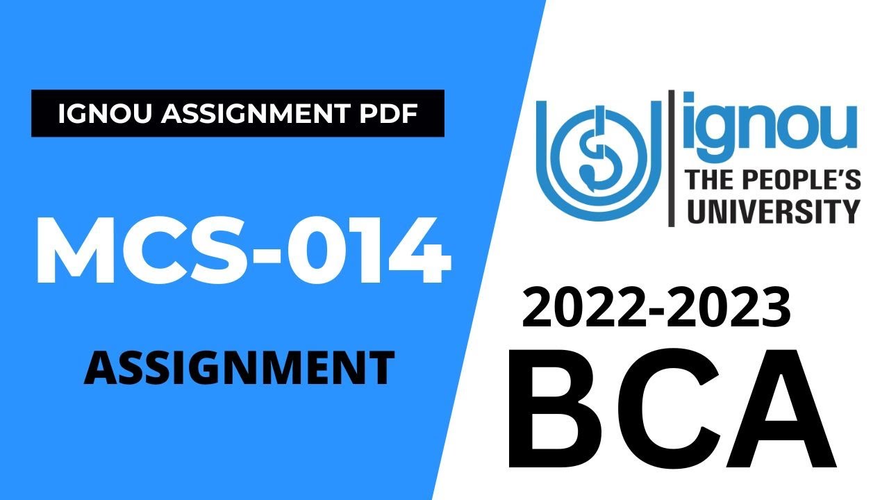 bca assignment last date 2023