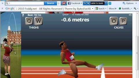 How to fail at QWOP (with music)