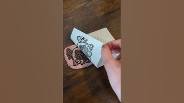 The sounds of print making #linocut #blockprinting #printmaking #asmr #satisfyingsounds