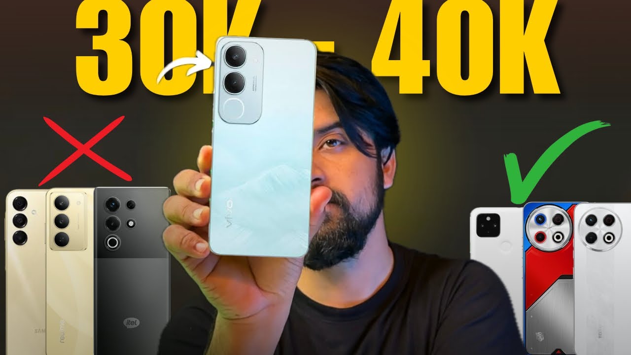 Top 5 Best Smartphones under 30K to 40K in Pakistan 2025. - YouTube