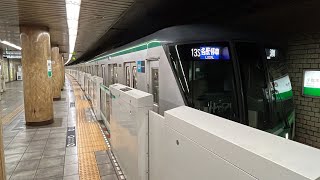 東京メトロ千代田線16000系16104F 西日暮里駅発車