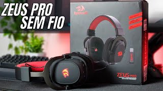 O MELHOR Headset SEM FIO Custo Benefício: REDRAGON ZEUS PRO WIRELESS H510-PRO - REVIEW