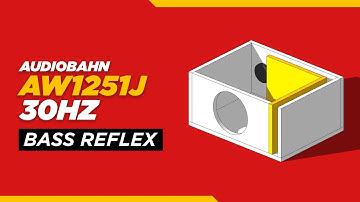 Audiobahn AW1251J 12 Inch 30hz Box Design | LOW AND DEEP BASS