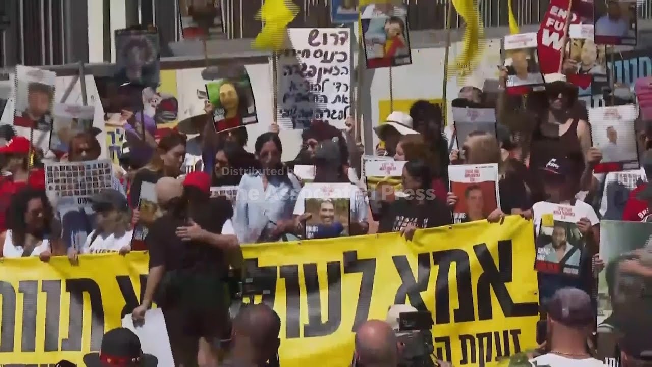 Hostage families urge US envoy Witkoff to secure a Gaza deal as he arrives in Israel