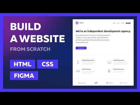 Верстка сайта из Figma в HTML с использованием CSS Grid и Flexbox