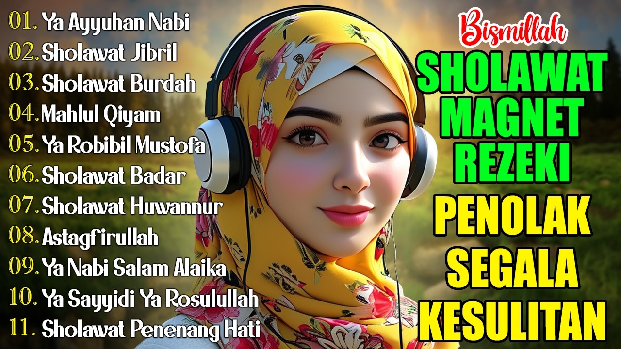 KUMPULAN SHOLAWAT TERBARU 2026 | SHOLAWAT PELANCAR REZEKI | Sholawat Jibril, Sholawat Badar, Nariyah