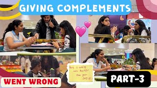 Giving complements to strangers 🥰 went wrong🥶 |what the fun unlimited | #spreadinglove #fun #prank