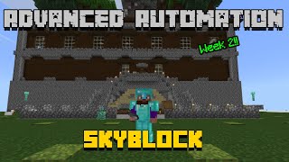 Skyblock on Minecraft Bedrock with the Advanced Automation Crew