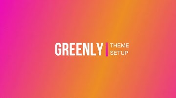 GREENLY - Demo Content Setup