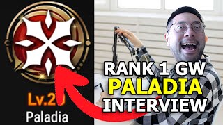 INTERVIEWING RANK 1 GW PALADIA