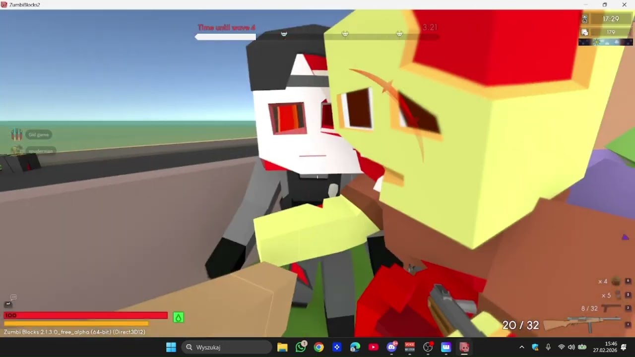 zumbi blocks 2 krótki gameplay