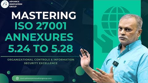Mastering ISO 27001 Annexures 5.24 to 5.28: Organizational Controls & Information Security