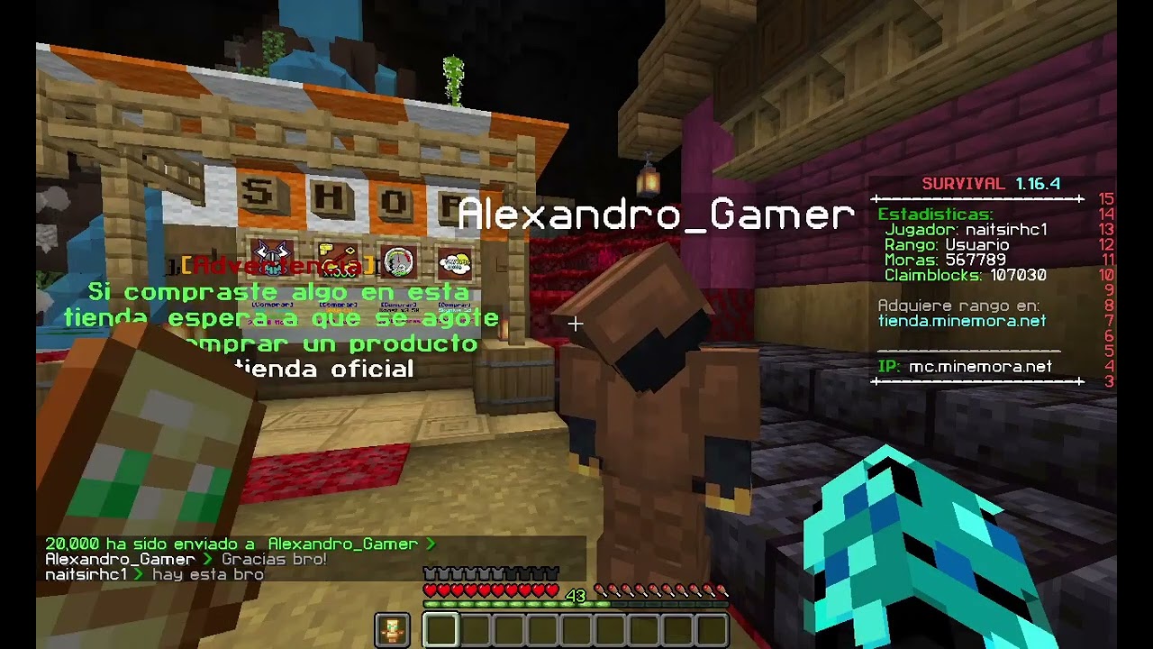 minemora entrega del premio del sorteo por el MM,20k