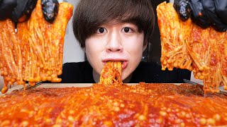 激辛えのきをたくさん食べたら辛すぎた【モッパン】