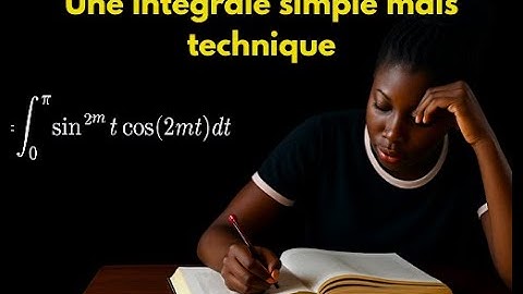 Une intégrale simple mais technique _maths_motion