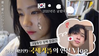 [한일커플]코로ㄴr가 우리에게 미친 영향은?Vlog in ??캐나다 추억여행,일본어 공부하기,영상통화하기