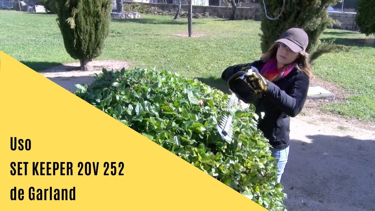 Cortasetos de batería SET KEEPER 20V 252 | Uso