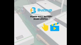 25.6V 200Ah 5.12Kwh Lifepo4 Battery Powerwall Battery Buzzup Factory