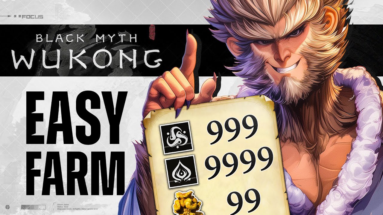 Top 3 BEST SPOTS To Level Up Fast in Black Myth Wukong, EASY Farm 315k XP & 360k Will Per Hour