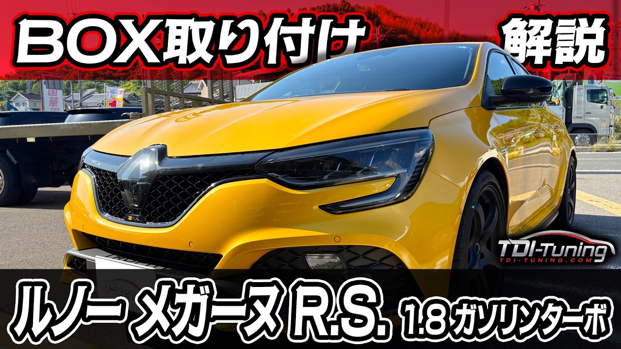 ennort121様限定【ルノーメガーヌRS】TDI-Tuning ルノー メガーヌ R.S. 1.8ガソリンターボパワーアップ【300PS▷369PS