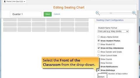 Create Grid Seating Chart