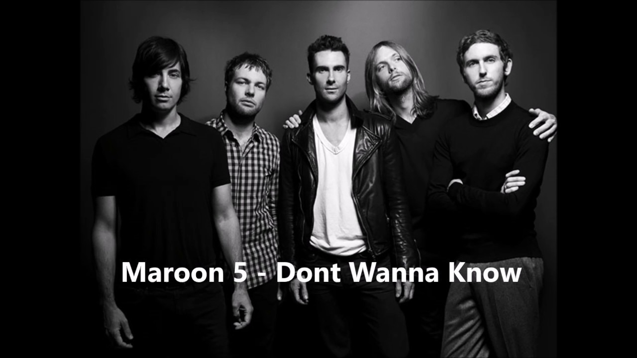 I dont wanna know - Maroon 5 (Lyrics) - YouTube
