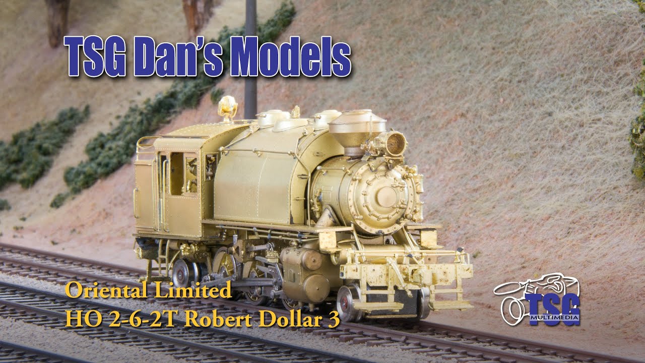 HO Scale Brass Steam Train 2-6-2T Dan's Models - YouTube