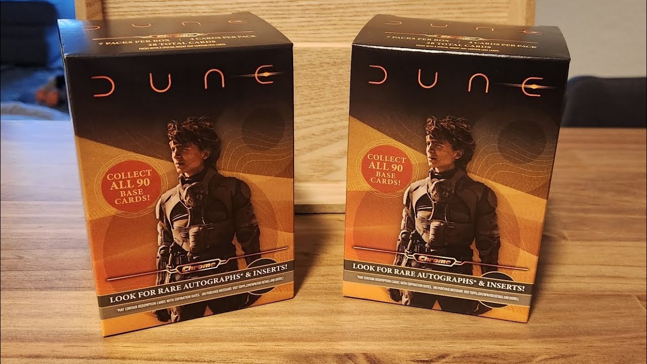 Topps Chrome Dune Blaster Boxes (1 Exclusive Sandworm Refractor