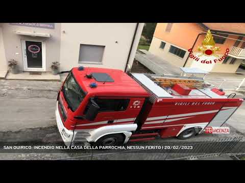 SAN QUIRICO: INCENDIO NELLA CASA DELLA PARROCHIA, NESSUN FERITO | 20/02/2023