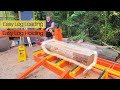 100 Dollar Sawmill Upgrades  | DIY | EASY Log Loading and Holding.