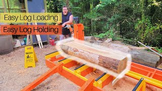 This HOMEMADE Chainsaw Sawmill is a GAME CHANGER.
