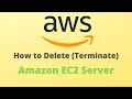 How to delete Amazon EC2 instance
