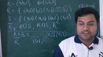 Union, Intersection, Compliment, Converse and Composition of relation||Part-3||Operation on relation