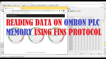 READ DATA IN OMRON PLC MEMORY USING FINS PROTOCOL AND DISPLAYED ON REALTIME WEB